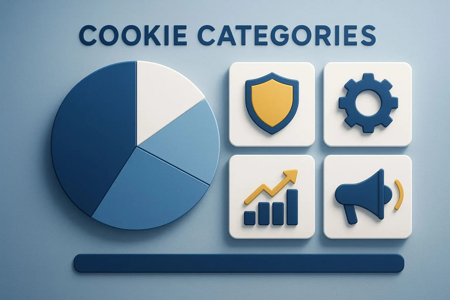 Betx Cookie Categories Visual Visual of cookie categories including essential, functional, performance and marketing