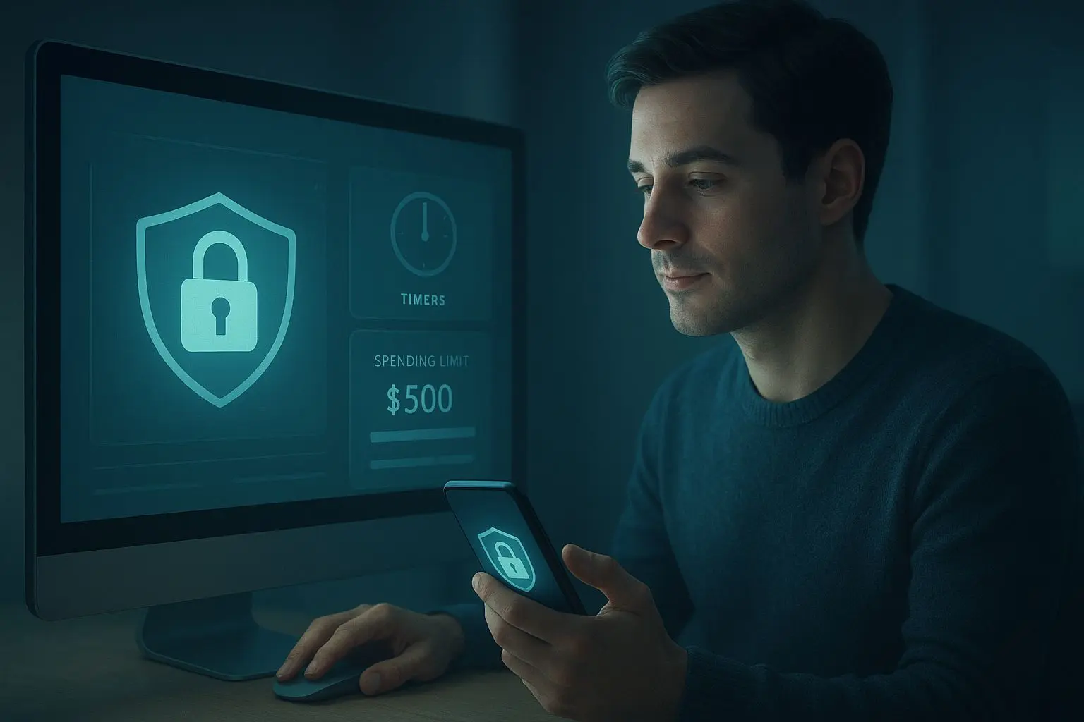 User checking deposit security and spending controls on BetX