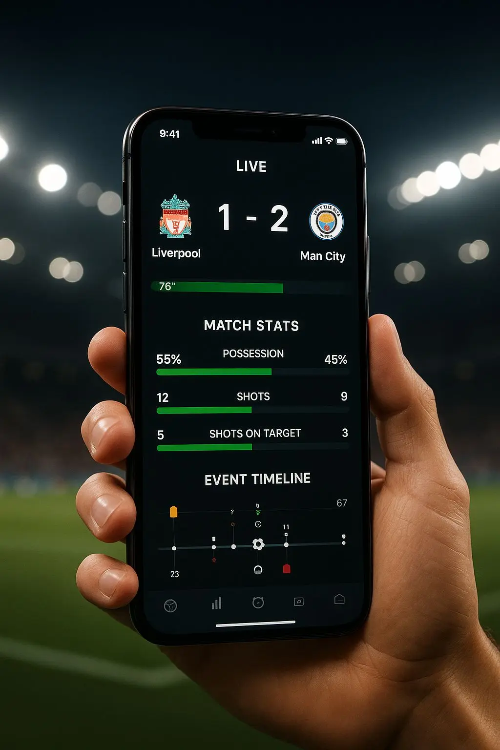 BetX iOS Live Screen Live betting style screen on BetX iPhone app