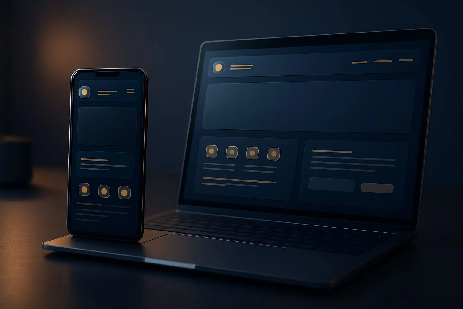 Smartphone and laptop showing mobile and desktop BetX-style interfaces